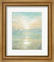 Sunrise Sailboats I Fine Art Print