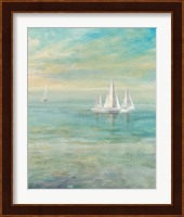 Sunrise Sailboats II Fine Art Print