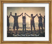 Find Your Tribe - Joined Hands Fine Art Print