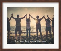 Find Your Tribe - Joined Hands Fine Art Print