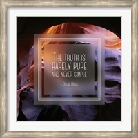 The Truth is Rarely Pure - Canyon Fine Art Print