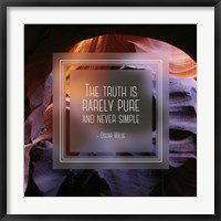 The Truth is Rarely Pure - Canyon Fine Art Print