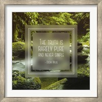 The Truth is Rarely Pure - Forest and Stream Fine Art Print