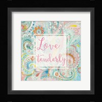 Spring Dream Paisley III Pink Sentiment Fine Art Print