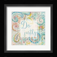 Spring Dream Paisley II Pink Sentiment Fine Art Print