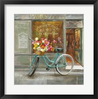 French Flowershop Framed Print