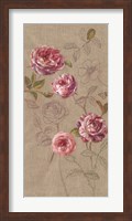 Roses and Butterfly Fine Art Print