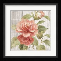 Scented Cottage Florals III Crop Framed Print