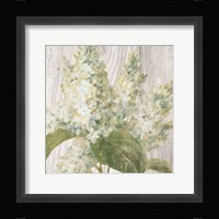 Scented Cottage Florals II Crop Framed Print