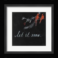 Cardinal Chalkboard II Fine Art Print