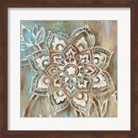 Henna II Blue Fine Art Print