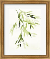 Bamboo Leaves IV Green Fine Art Print