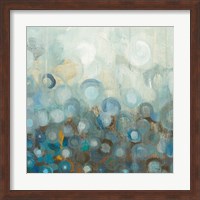Blue and Bronze Dots VIII Fine Art Print