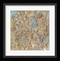 Henna with Vine Framed Print