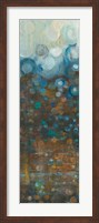 Blue and Bronze Dots IV Fine Art Print