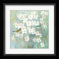 Spring Dream II Teal Bird Fine Art Print