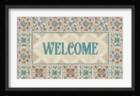 Mediterranean Flair XVII Framed Print