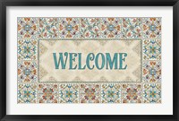 Mediterranean Flair XVII Framed Print