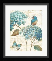Blue Garden III Framed Print