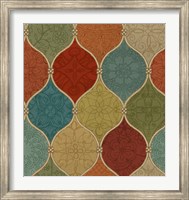 Spice Mosaic Pattern Crop Fine Art Print