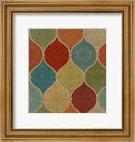 Spice Mosaic Pattern Crop Fine Art Print