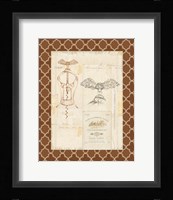 Fancy Corkscrew I Border Fine Art Print
