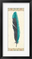 Feather Tales V Framed Print