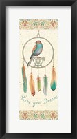 Feather Tales IV Framed Print
