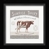 Vintage Farm II Framed Print