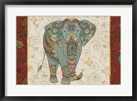 Elephant Caravan IA Framed Print
