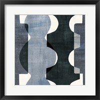 Geometric Deco I BW Framed Print