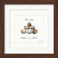 Pebbles and Sandpipers VI Fine Art Print