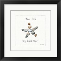 Pebbles and Sandpipers VII Framed Print
