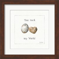 Pebbles and Sandpipers V Fine Art Print