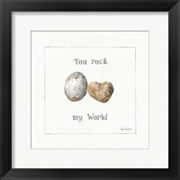 Pebbles and Sandpipers V Fine Art Print
