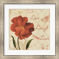 Live Laugh Love Sq Fine Art Print