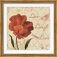 Live Laugh Love Sq Fine Art Print