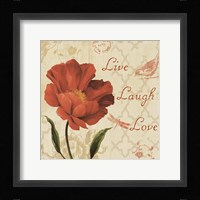 Live Laugh Love Sq Fine Art Print