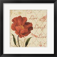 Live Laugh Love Sq Fine Art Print