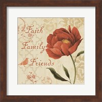 Faith Family Friends Sq Fine Art Print