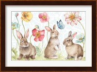Spring Softies Bunnies I Fine Art Print