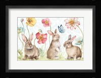 Spring Softies Bunnies I Fine Art Print