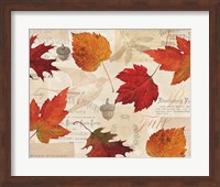 Fall in Love - Autumn Leaves Fine Art Print