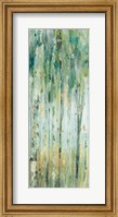 The Forest VIII with Teal Fine Art Print