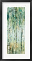 The Forest VIII with Teal Fine Art Print