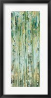 The Forest VII with Teal Fine Art Print