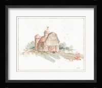 Farm Friends XV Barn Framed Print