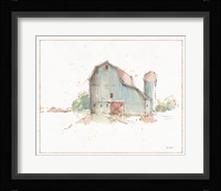 Farm Friends XIV Barn Framed Print
