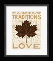 Family Tree Leaf I Framed Print