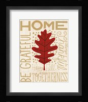 Family Tree Leaf II Framed Print
